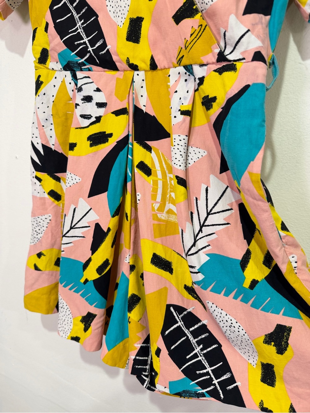 Atelier Bingo x Gorman Silk Linen Printed Romper Gone Bananas AU 10 US 6 - Picture 10 of 14